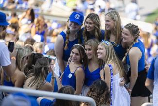 Students at gameday