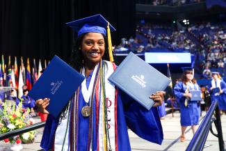 Student at Graduation