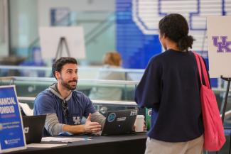 student receives financial aid assistance