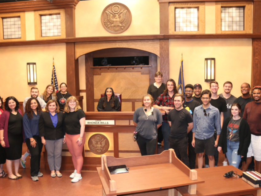 Students and alumni working on Relative Justice