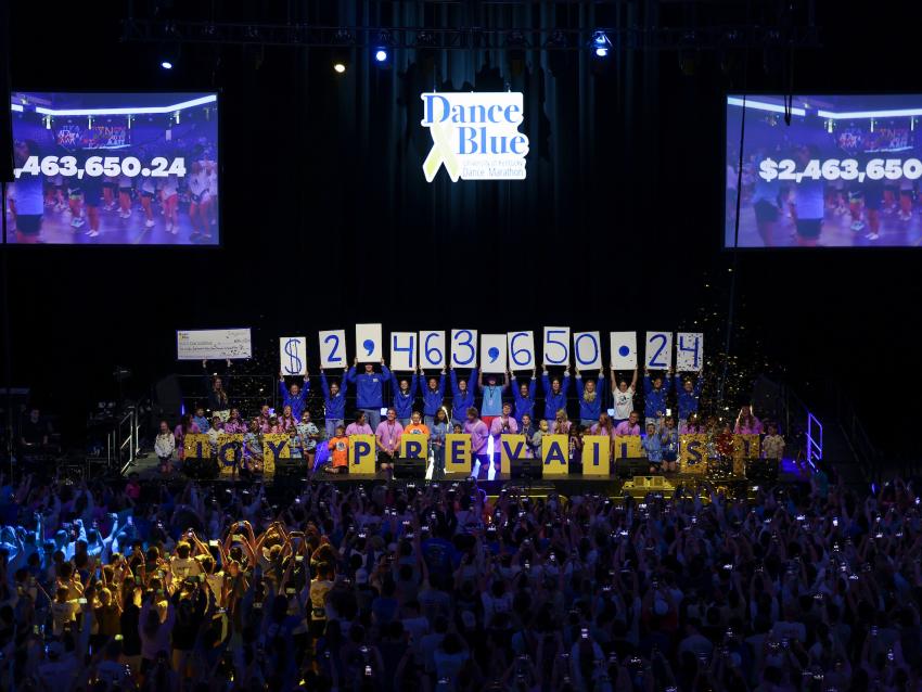 Dance Blue marathon fundraising reveal 