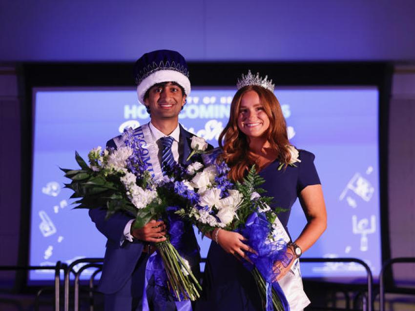 Ali Kashif and Molly Bachman were named 2026 UK Homecoming king and queen