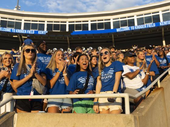 Students at Big Blue U